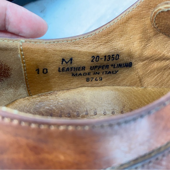 Johnston & Murphy Passport Mens Oxfords Size 10 Brown Leather 20-1350 Shoes - Picture 8 of 9